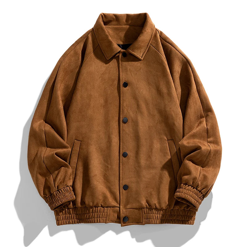 Oversized Suede Jacket for Men | Luis