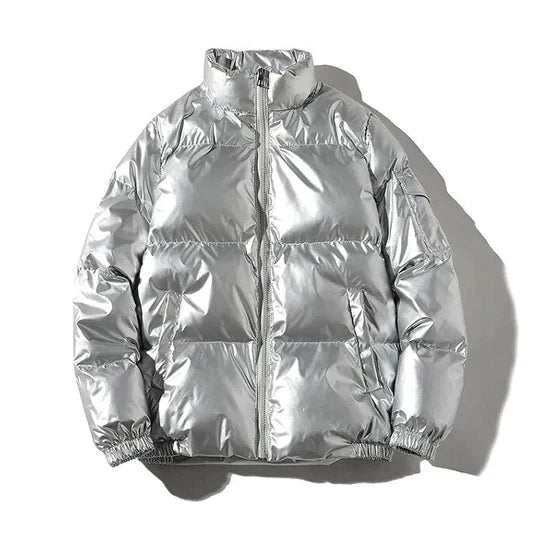 Windproof Metallic Winter puffer Jacket | Vilkerson