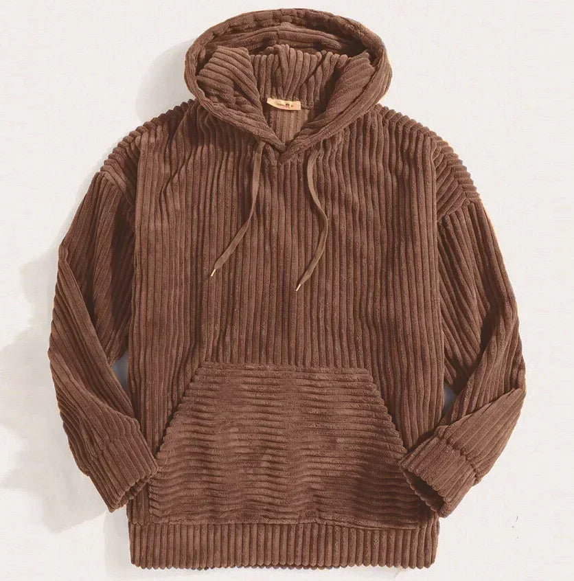 Men's Corduroy Hoodie with Pocket | Justin