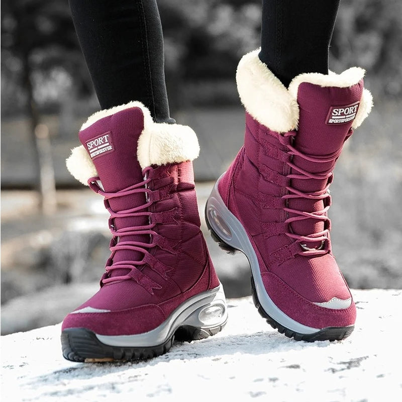 Women's Mid Calf Outdoor Winter Boots | Aliah