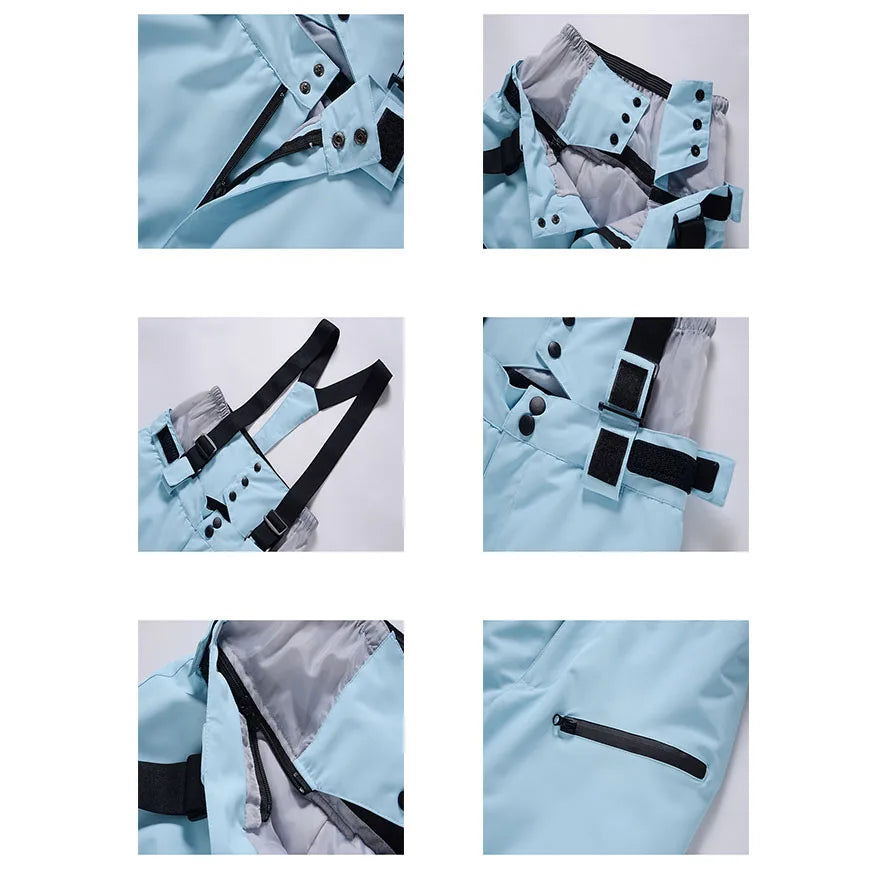 Wind and Waterproof Unisex Ski Pants | Heechan