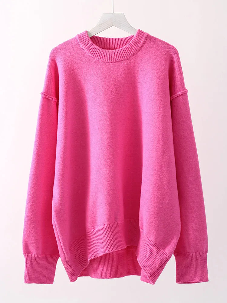 Becca Ribbed Hem Knit Sweater