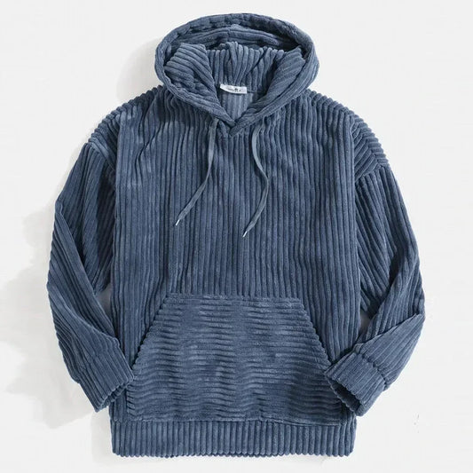 Men's Corduroy Hoodie with Pocket | Justin