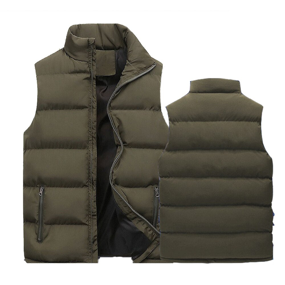 Stand Collar Bodywarmer Vest | Bairano