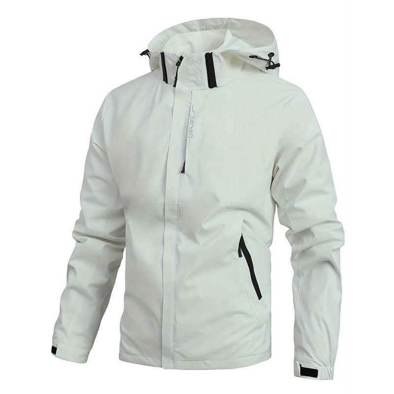 Outdoor Waterproof Jacket With Detachable Hood | Terrell