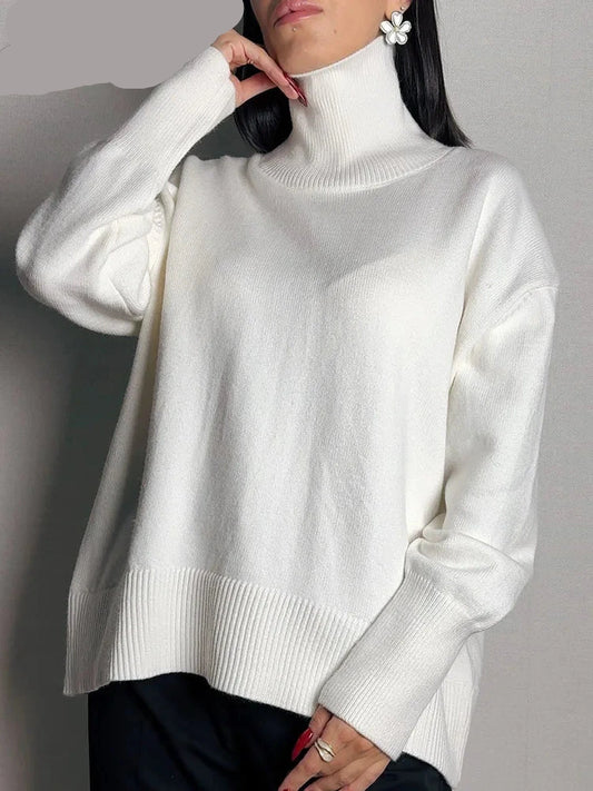 Women Turtleneck Sweater | Sanya