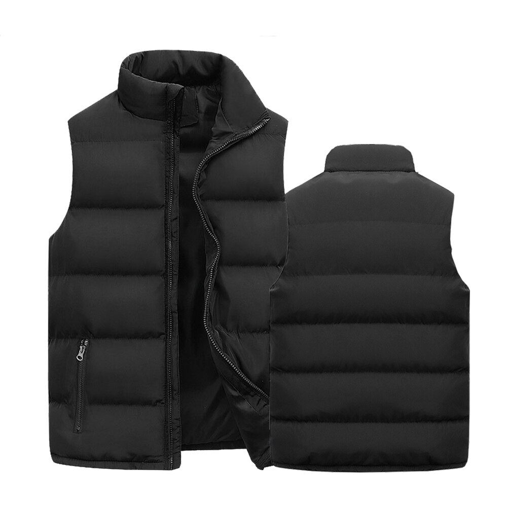 Stand Collar Bodywarmer Vest | Bairano