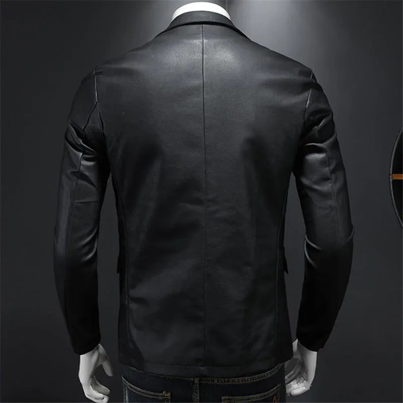 Comfortable Slim Fit Leather Jacket | Braxton