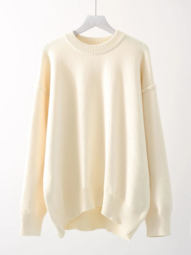 Becca Ribbed Hem Knit Sweater