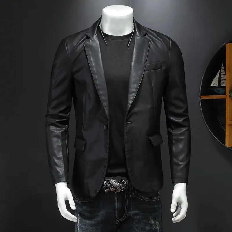 Comfortable Slim Fit Leather Jacket | Braxton