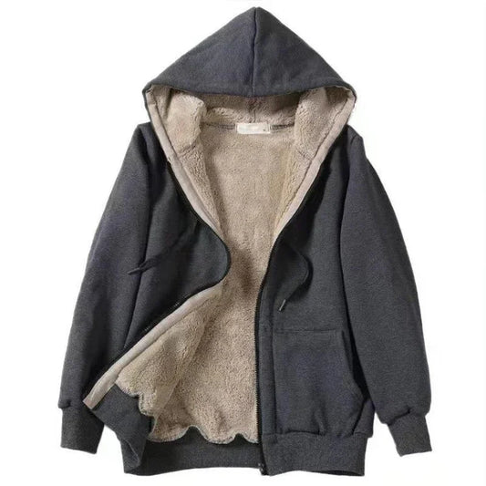 Fleece Lined Hooded Jacket for Women | Mallory