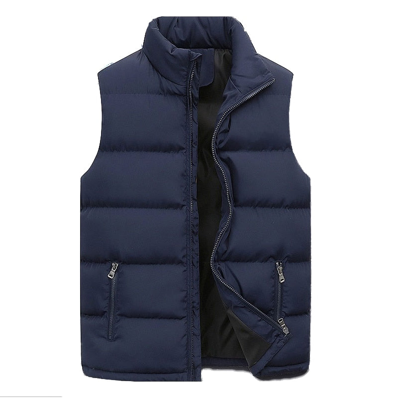 Stand Collar Bodywarmer Vest | Bairano