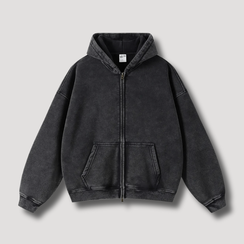 Oversized Hooded Jacket with Pockets | Madden