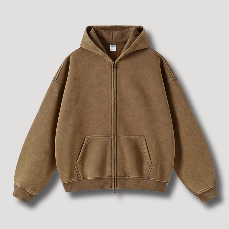 Oversized Hooded Jacket with Pockets | Madden