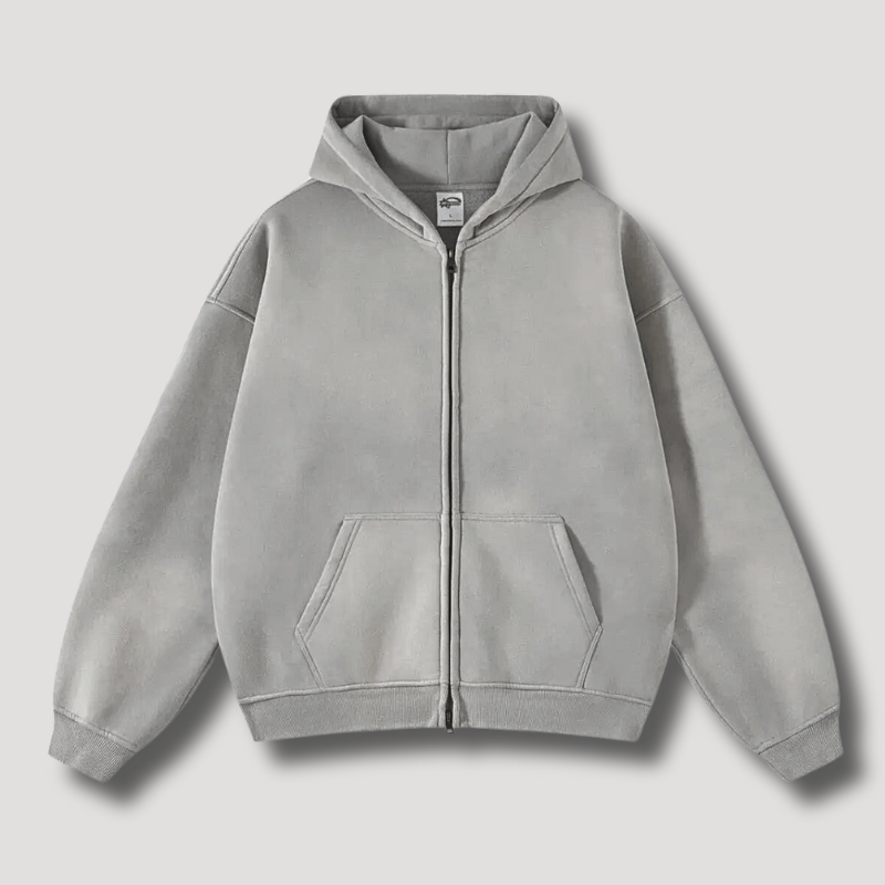 Oversized Hooded Jacket with Pockets | Madden