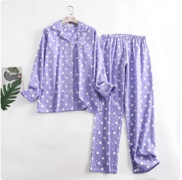 Two-piece Pajama Set in Vibrant Colors | Mooner