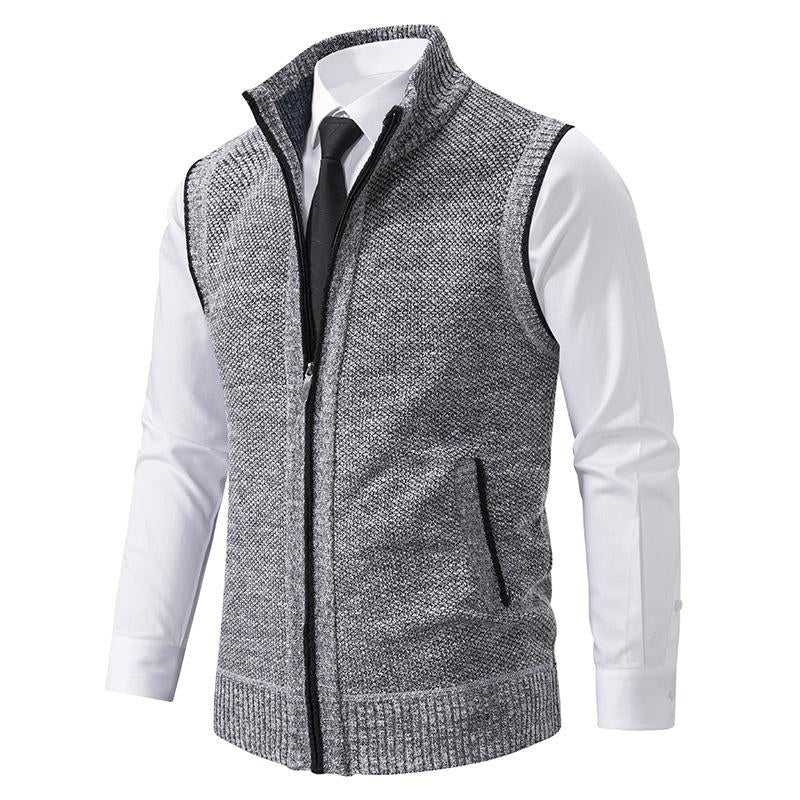 Knit Zip Vest for Men | Romero