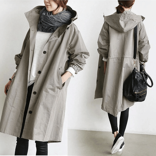 Long Hooded Women Jacket | Luciana