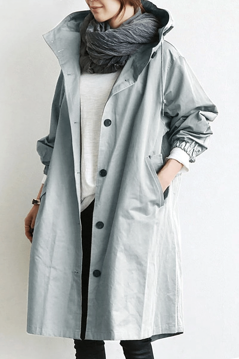 Long Hooded Women Jacket | Luciana