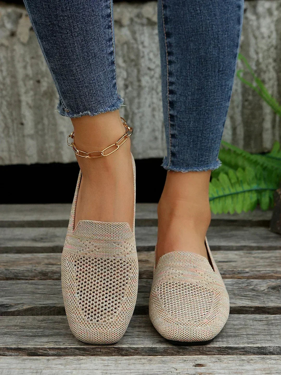 Non-Slip Mesh Flat Shoes for Women | Devana