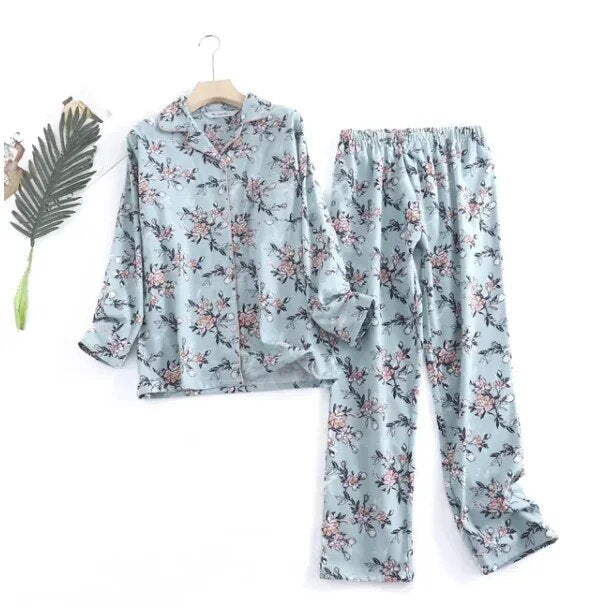 Two-piece Pajama Set in Vibrant Colors | Mooner