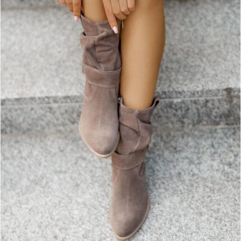 Suede Long Boots for Women | Shemunia