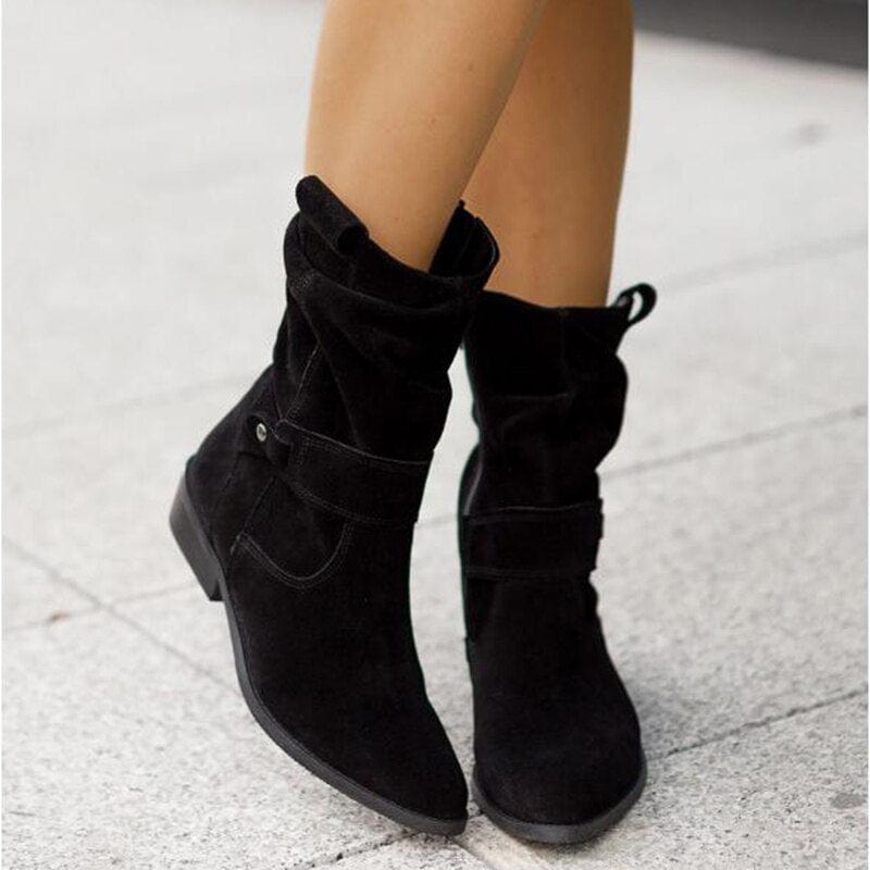 Suede Long Boots for Women | Shemunia