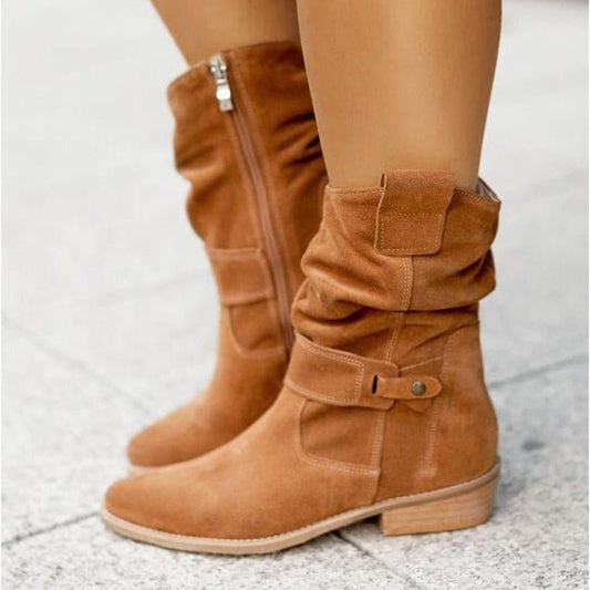 Suede Long Boots for Women | Shemunia