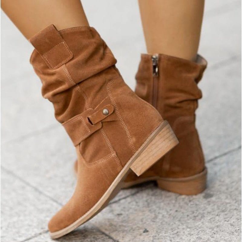 Suede Long Boots for Women | Shemunia