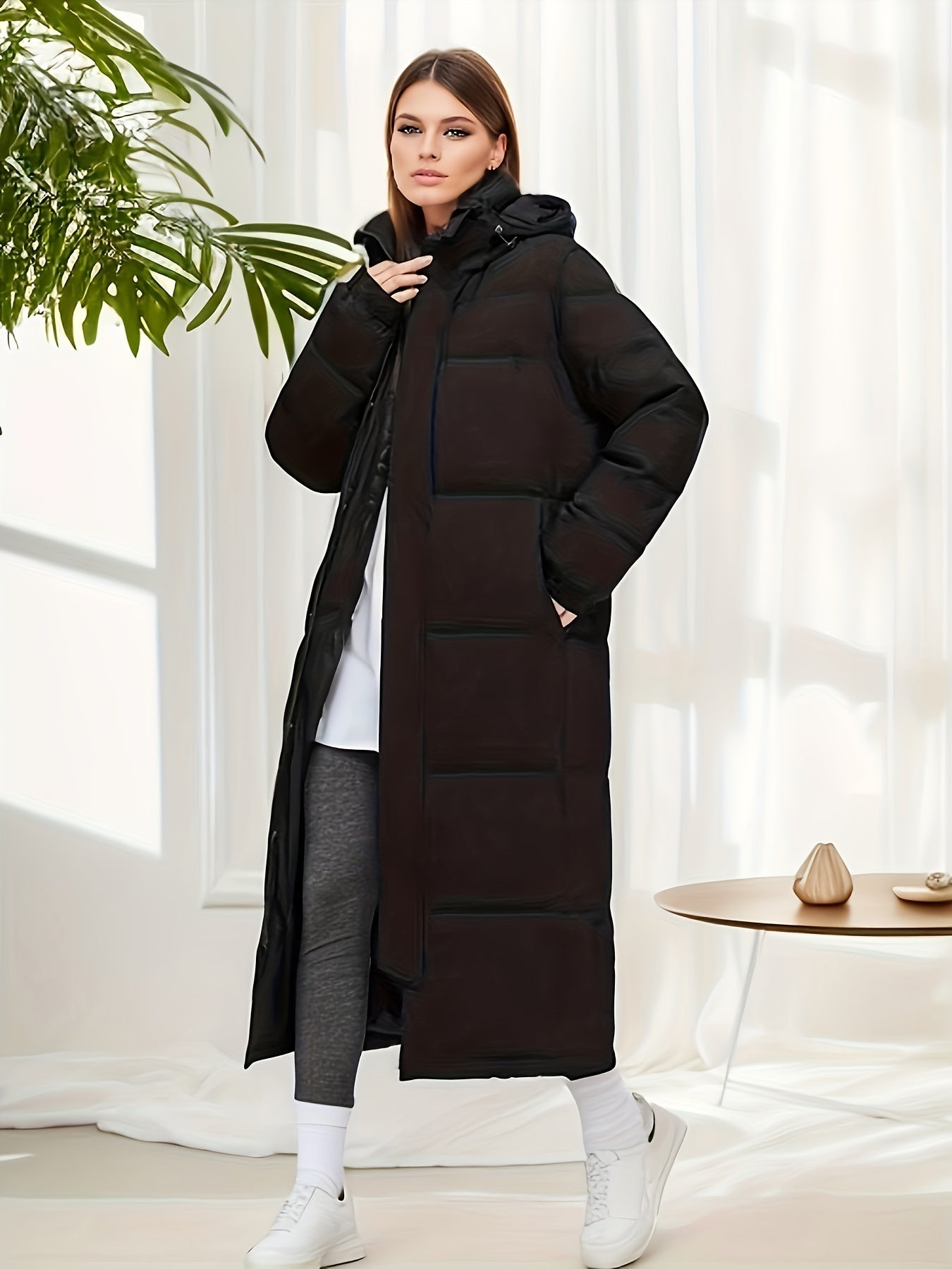 Long padded winter parka jacket - Cassy