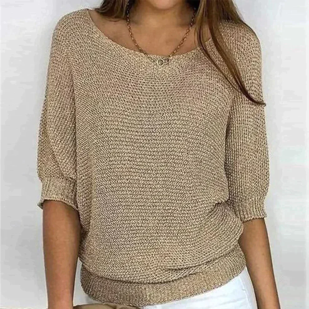 Women's Winter Sleeve Knitted Sweater | Beatrice