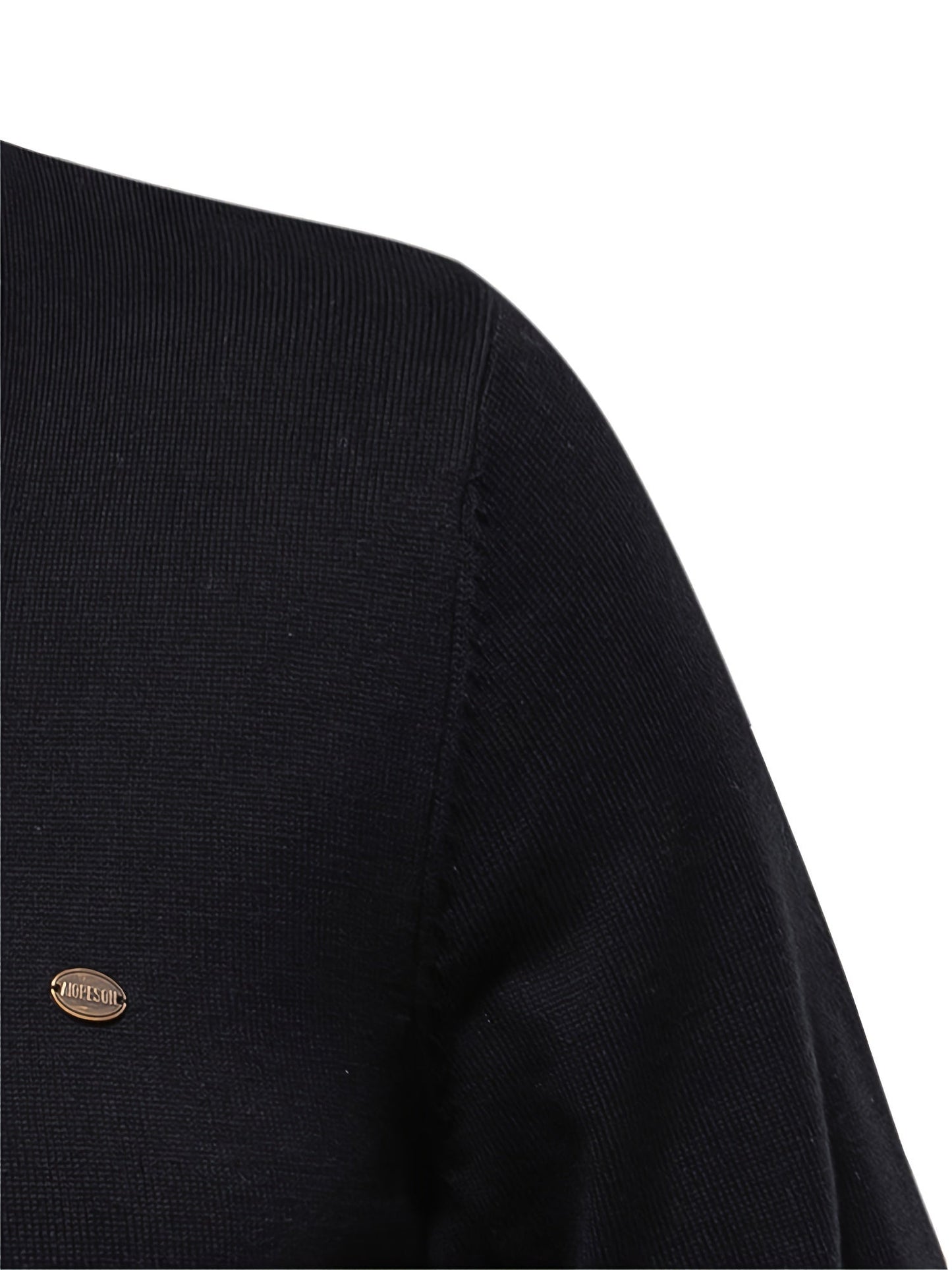 V-neck Open Front Cardigan for Men | Riono