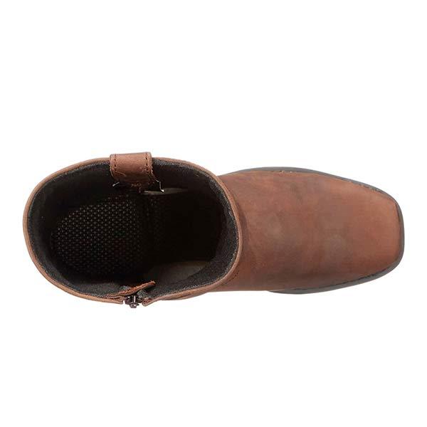 Western Cowboy Boots with Side Zipper for Men | Westley