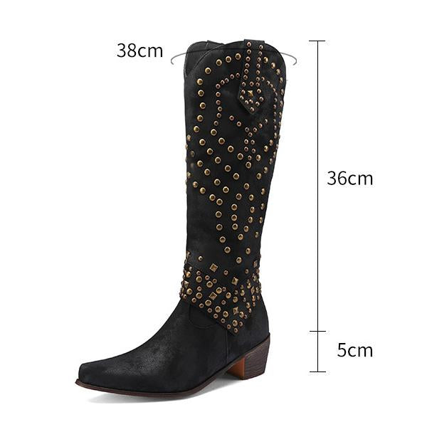 Cowboy Boots with Studs for Women | Elisa