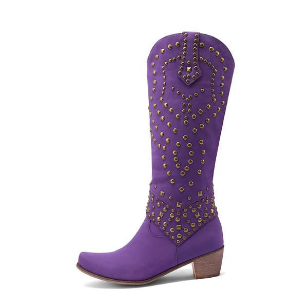 Cowboy Boots with Studs for Women | Elisa