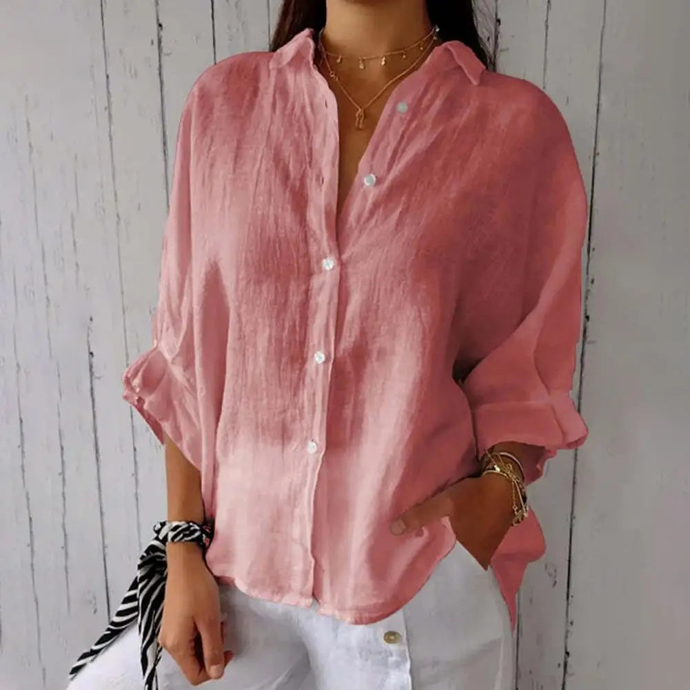 Linen Button Down Blouse for Women | Juniper