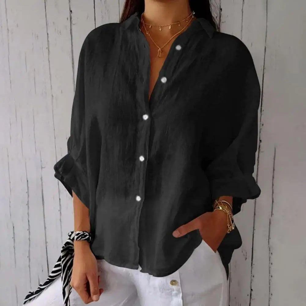 Linen Button Down Blouse for Women | Juniper