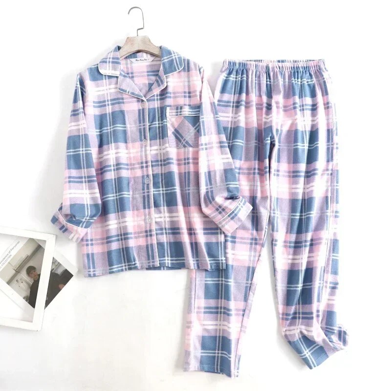 Two-piece Pajama Set in Vibrant Colors | Mooner