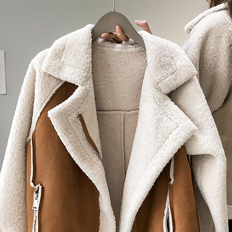 Suede Winter Coat - Yamila