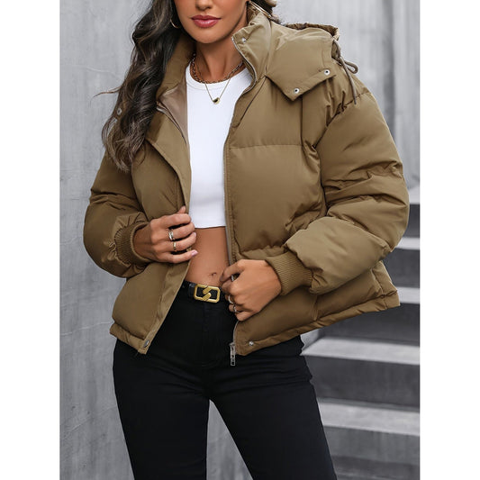 Hooded Puffer Jacket for Women | Ellenia