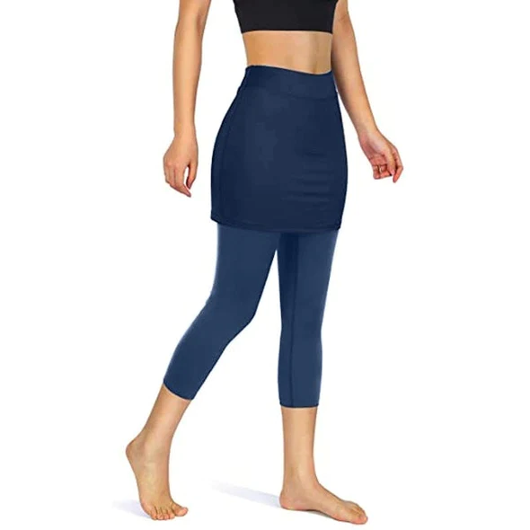 Sports Leggings with Layered Skirt for Women | Everleen