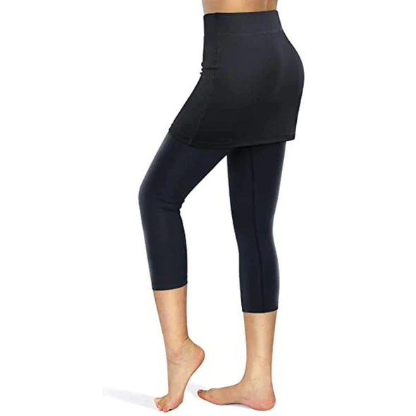 Sports Leggings with Layered Skirt for Women | Everleen