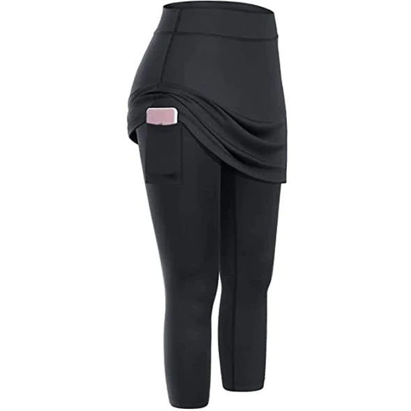 Sports Leggings with Layered Skirt for Women | Everleen