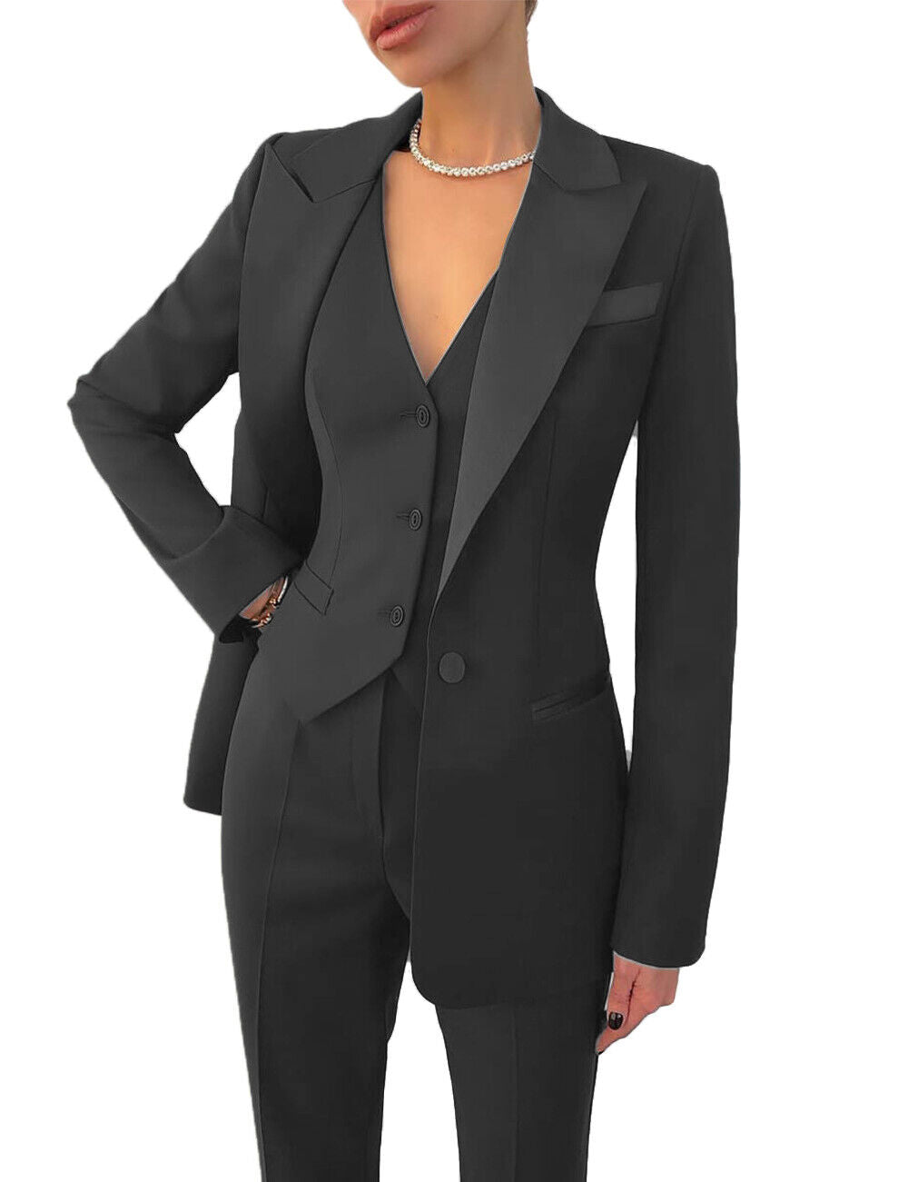 Women Three Piece Suit Set | Chleo