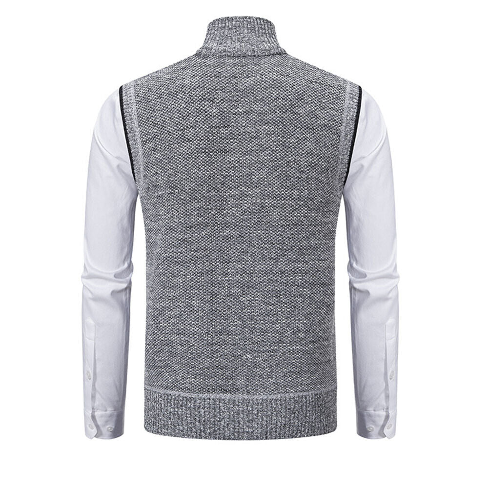 Knit Zip Vest for Men | Romero