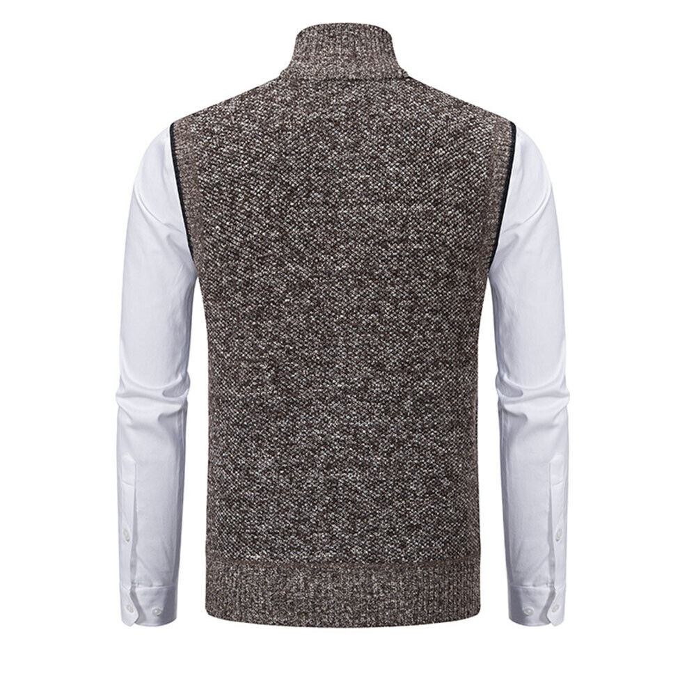 Knit Zip Vest for Men | Romero