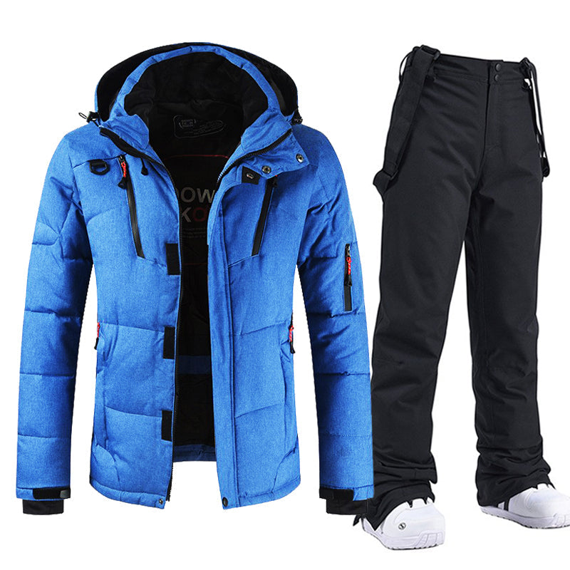 Wind and Waterproof Sealed Hood Ski Suit and Band Pants | Dayren